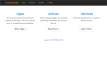 Tablet Screenshot of passion4teq.com
